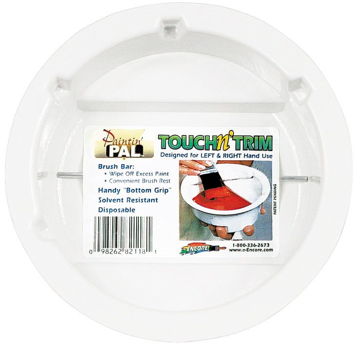 White ENCORE PLASTICS 82118 Touch-N-Trim Painter