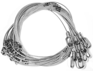 DUKE TRAPS AC34 Cable Restraint Snare Trap, #4, 5-Foot, 7 x 7, 3
