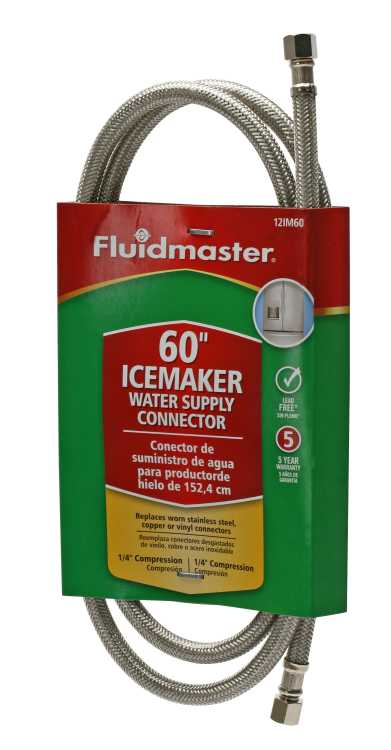 Fluidmaster 12IM60 Connector Ice Maker 60-Inch 1/4-Inch