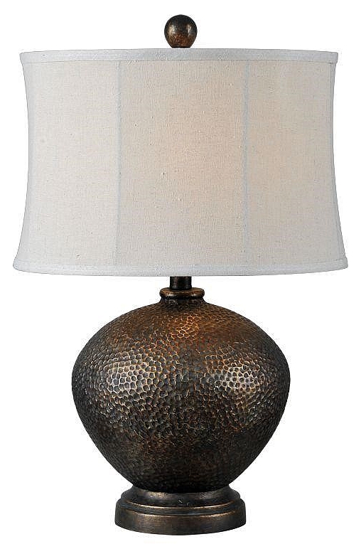 hammered metal table lamps