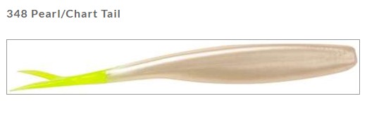 D.O.A. CALJ12-348 C.A.L. Series Jerk Bait 12-Pack Pearl/Chartreuse Tail at  Sutherlands