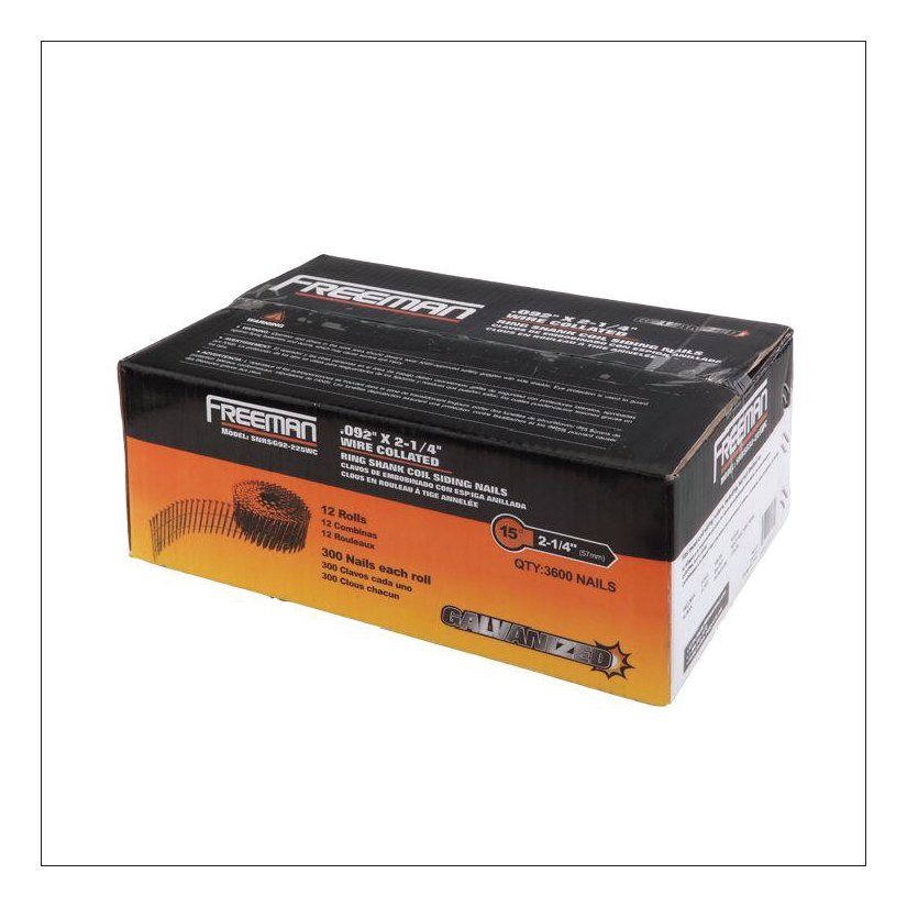 Freeman/Prime Global Products SNRSHDG9225WC 2 1/2Inch 15Degree Wire