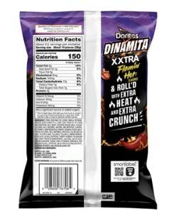 Frito Lay 76706 Doritos® 3-1/4-Ounce Dinamita® XXtra Flamin Hot Chips