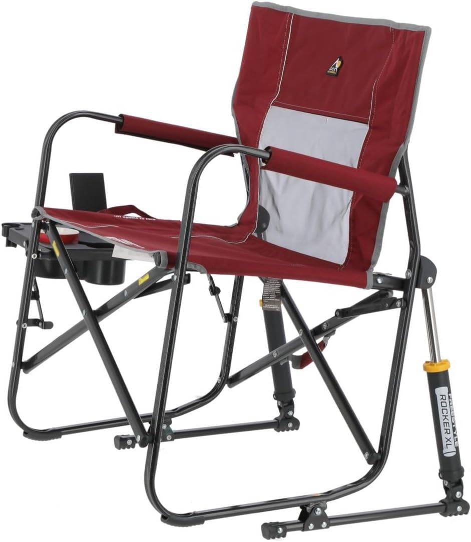 GCI Outdoors 47172 Freestyle Rocker XL™ with Side Table, Cinnamon ...