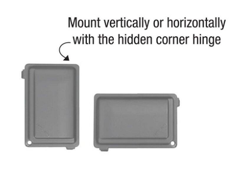 SIGMA 14434M Gray Rectangular Weatherproof While-In-Use Receptacle ...