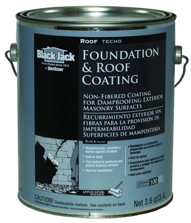 Black Jack Fibered Roof & Foundation Coating