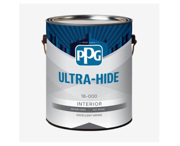 Ppg 00447273 Ultra Hide Interior Latex Paint Semi Gloss White And