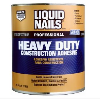 Liquid Nails LNP-903 1-Gallon Professional Heavy Duty Construction ...