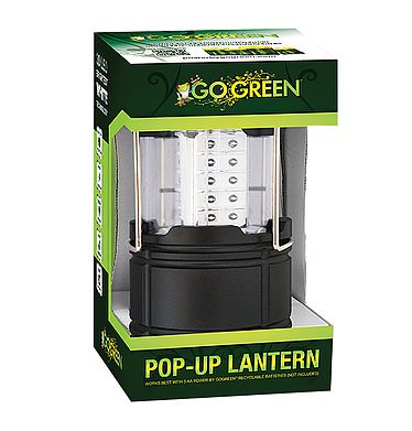 GoGreen Power COB LED Pop-Up Lantern (Gray) GG-113-CPOP B&H