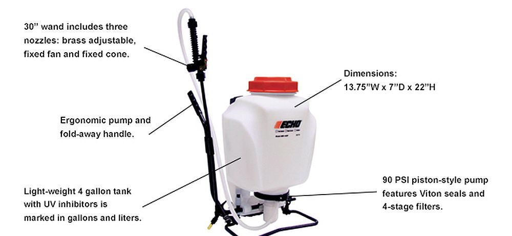 Echo MS-41BP Back Pack Sprayer at Sutherlands