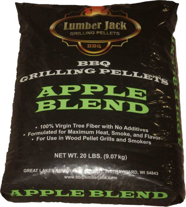 Lumber Jack Grilling Pellets 5093 20Pound Apple Blend Grilling Pellets
