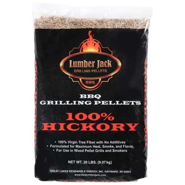 Lumber Jack 5052 20Pound 100Percent Hickory BBQ Grilling Pellet at Sutherlands