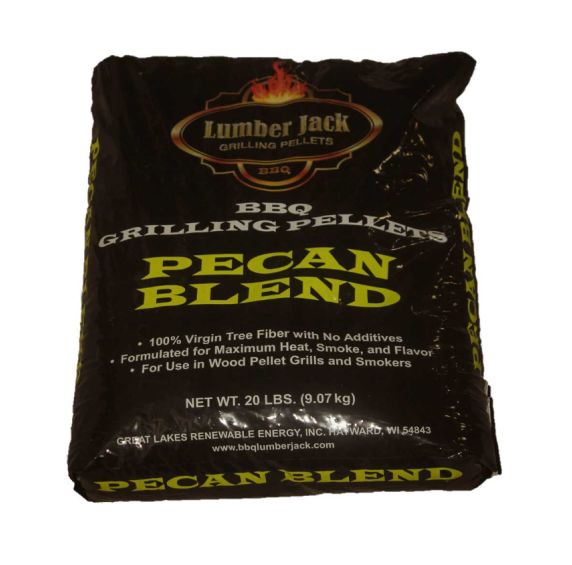 Lumber Jack Grilling Pellets 5058 20Pound Pecan Blend Grilling Pellets