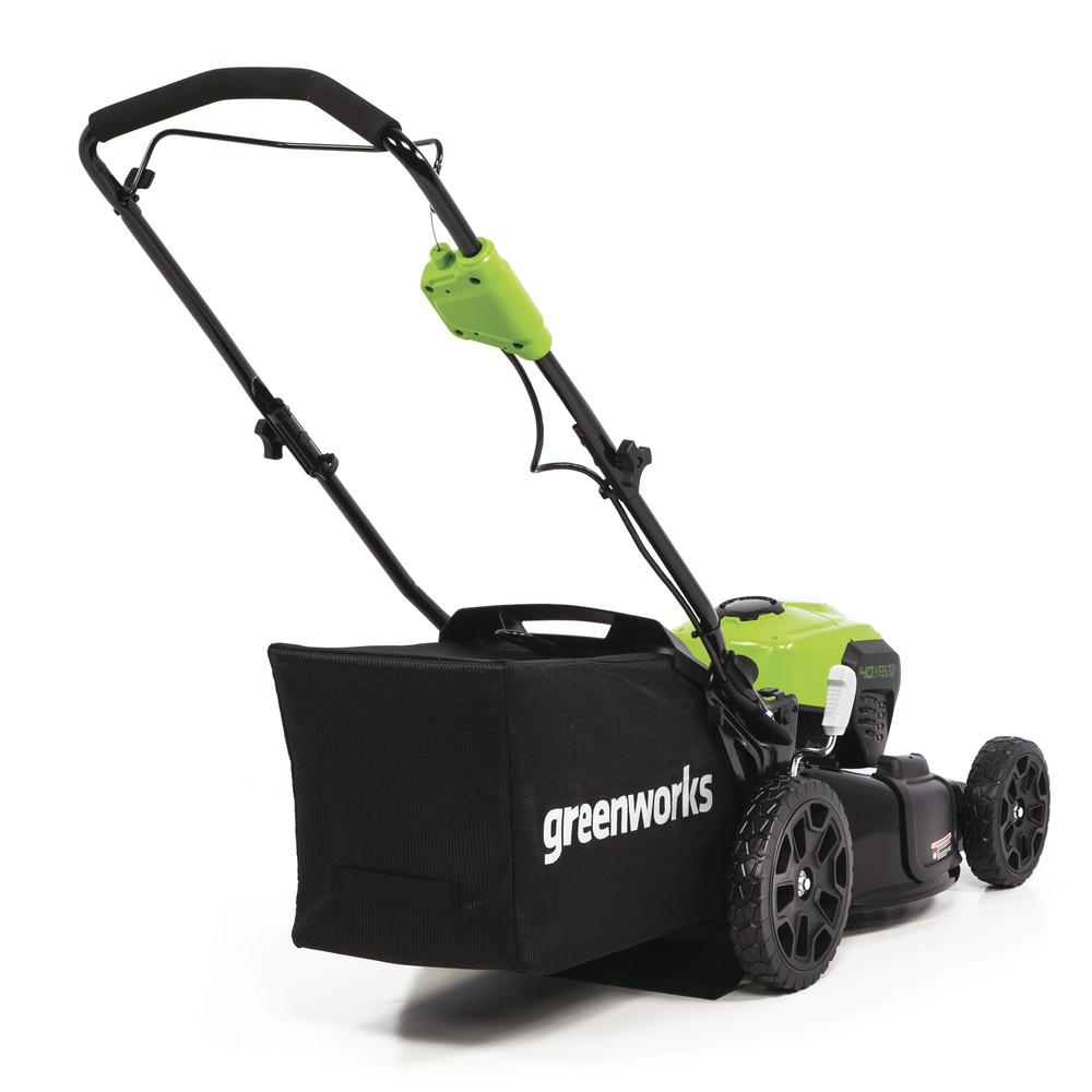 Greenworks 2535202MEVT 40Volt, 20Inch, Walk Behind Push Lawn Mower