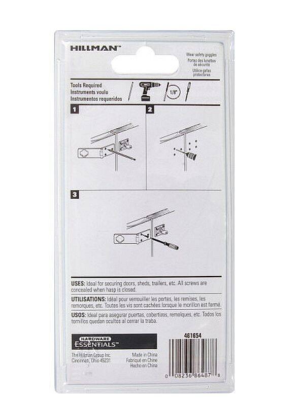 HILLMAN™ 851427 Hardware Essentials™ 41/2Inch Chrome Keyed Swivel