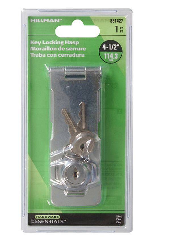 HILLMAN™ 851427 Hardware Essentials™ 41/2Inch Chrome Keyed Swivel