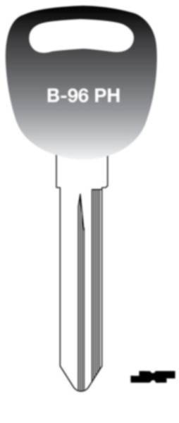 HILLMAN® 85887 B-96 Domestic And Import Automotive Key With Plastic ...