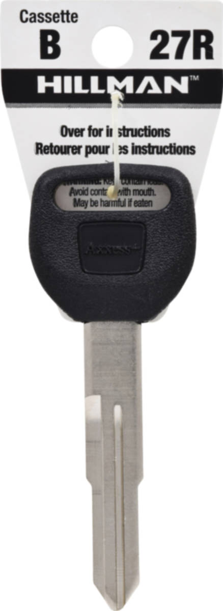 Axxess 87017 Key, Brass/Rubber, Nickel-Plated, For #27r Locks at