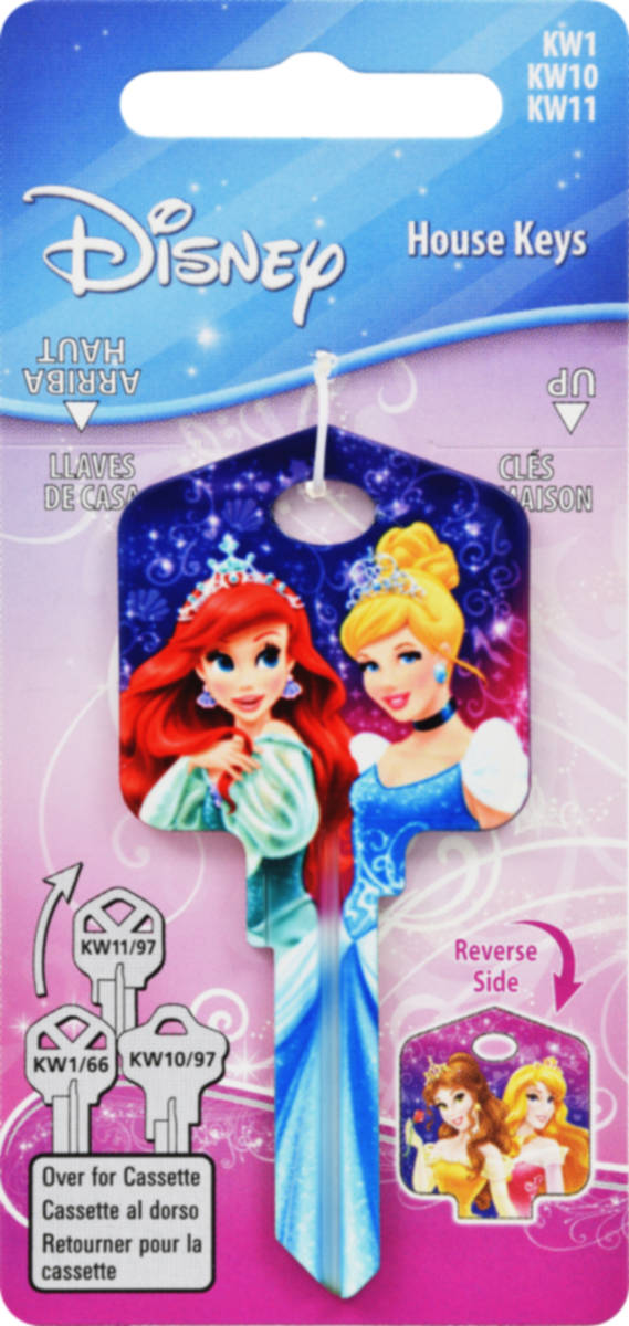 HILLMAN 94427 Disney Princesses House Key at Sutherlands