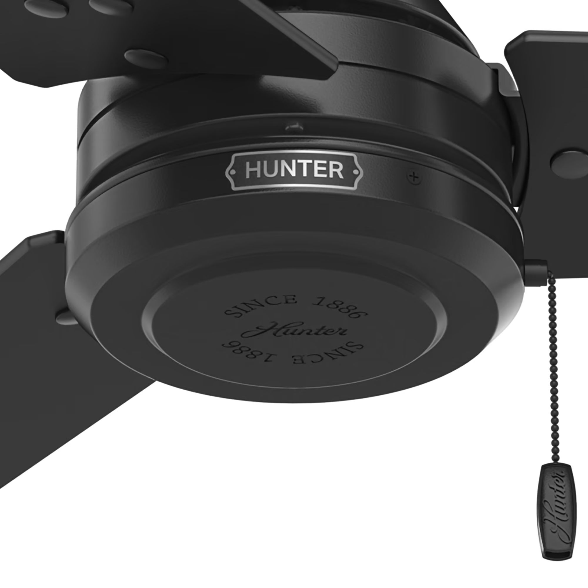 Hunter® 59264 Cassius 52-Inch Matte Black Outdoor 3-Blade