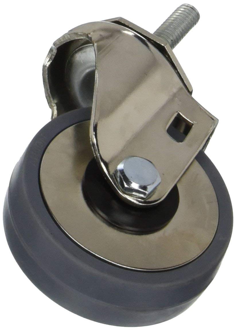 Intermetro Industries L3RGY 3Inch Nickel Plated Swivel Caster at