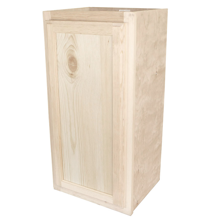 Kapal Wood Products W1530-PFP 15 x 30-Inch Knotty Pine Unfinished Plywood Wall Cabinet at ...