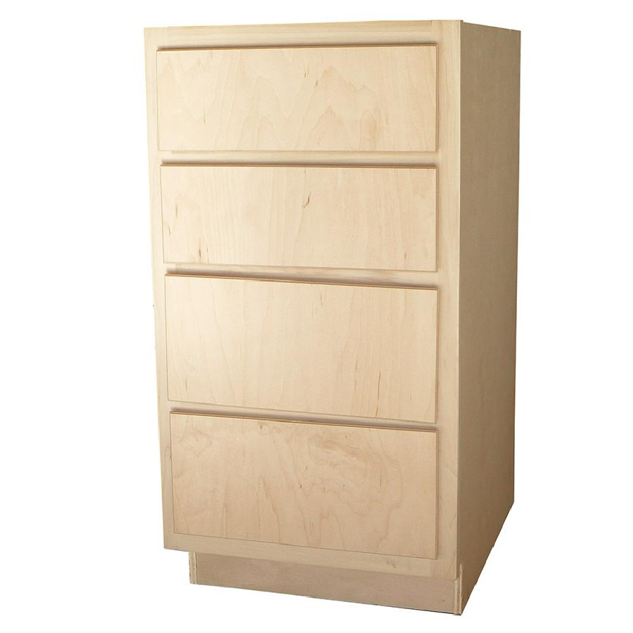 Kapal Wood Products DB18-BHP 18 In Unfinished Birch /Poplar Drawer Base ...