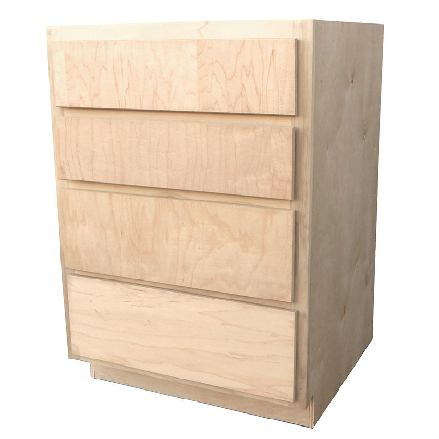 Kapal Wood Products DB24BHP 24 In Unfinished Birch /Poplar Drawer Base