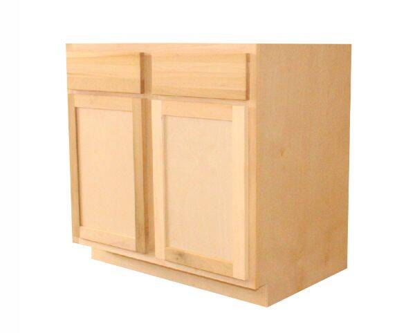 Kapal Wood Products B30 Pp 30 X 34 12 X 24 Inch Unfinished Poplar Shaker Base Cabinet At 3083