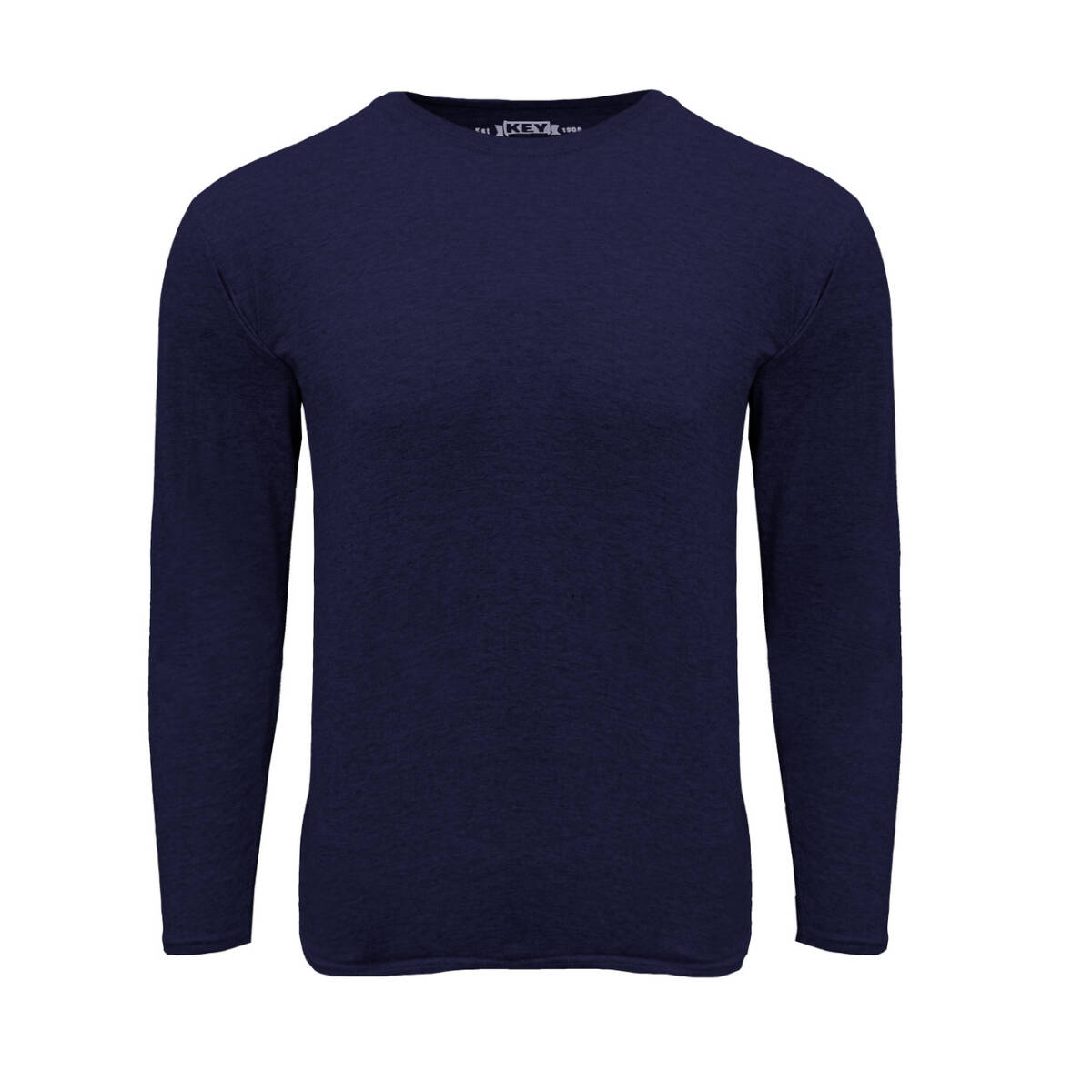 KEY® 811.4 Liberty Navy Long Sleeve Men's T Shirt, 2XL at