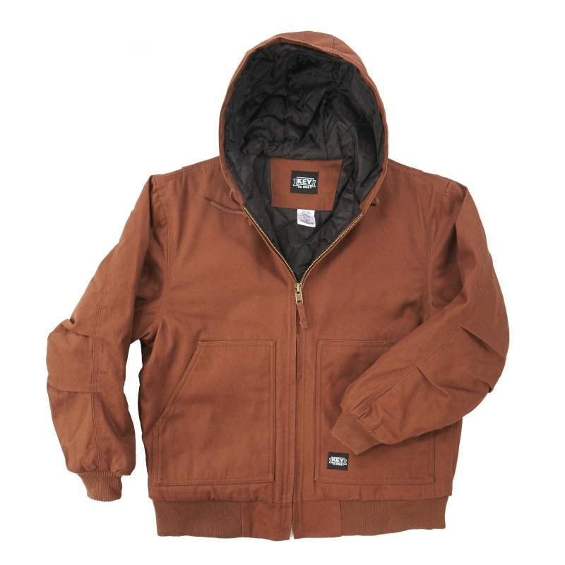 KEY 372.29 XLarge-Tall Saddle Insulated Hooded Duck Jacket at Sutherlands