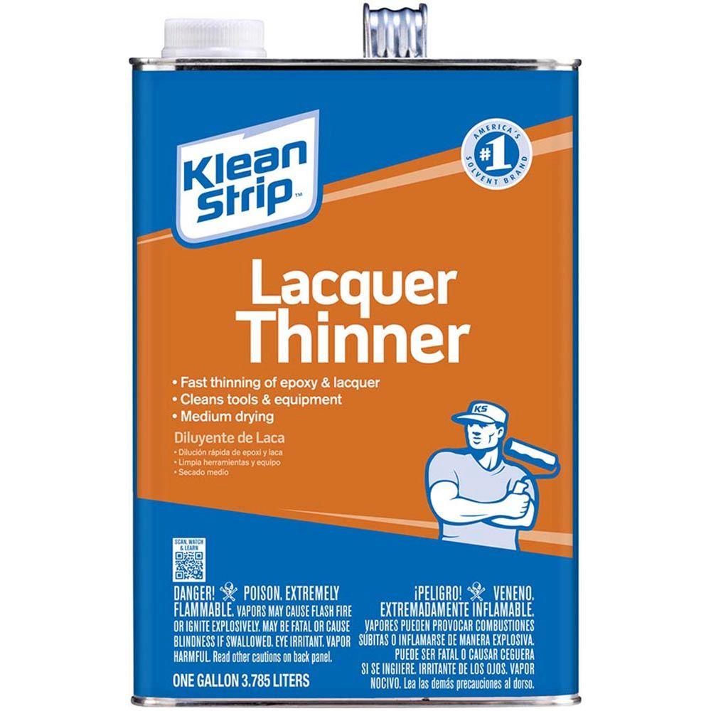 Klean Strip 128-fl oz Fast To Dissolve Lacquer Thinner in the Paint  Thinners department at