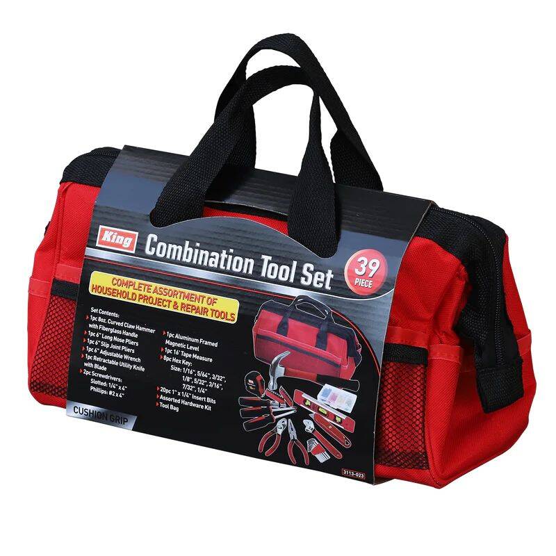 Combination Tool Set with Tool Bag (39-Piece) Combination Tool Set with Tool Bag (39-Piece)