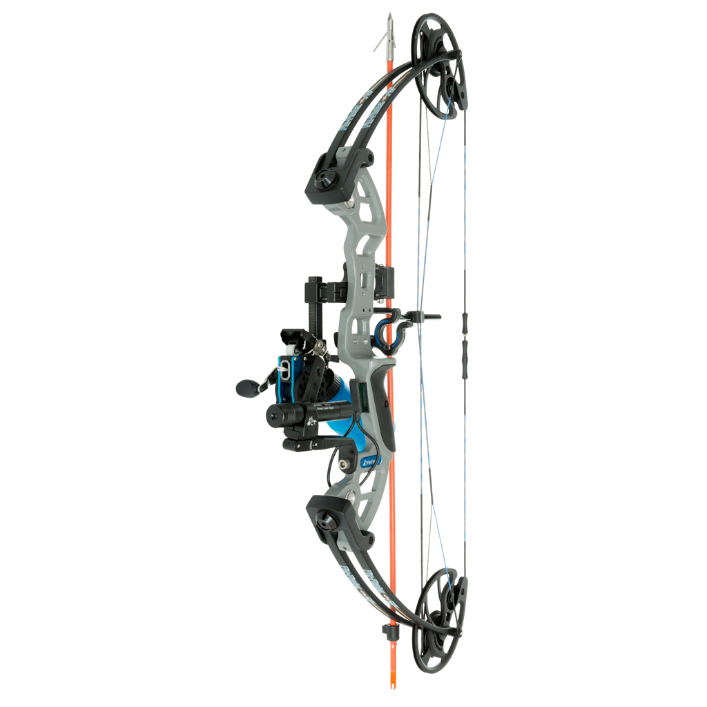 Fin-Finder 1601194 31-Inch Gray F-31 Compound Bowfishing Bow With