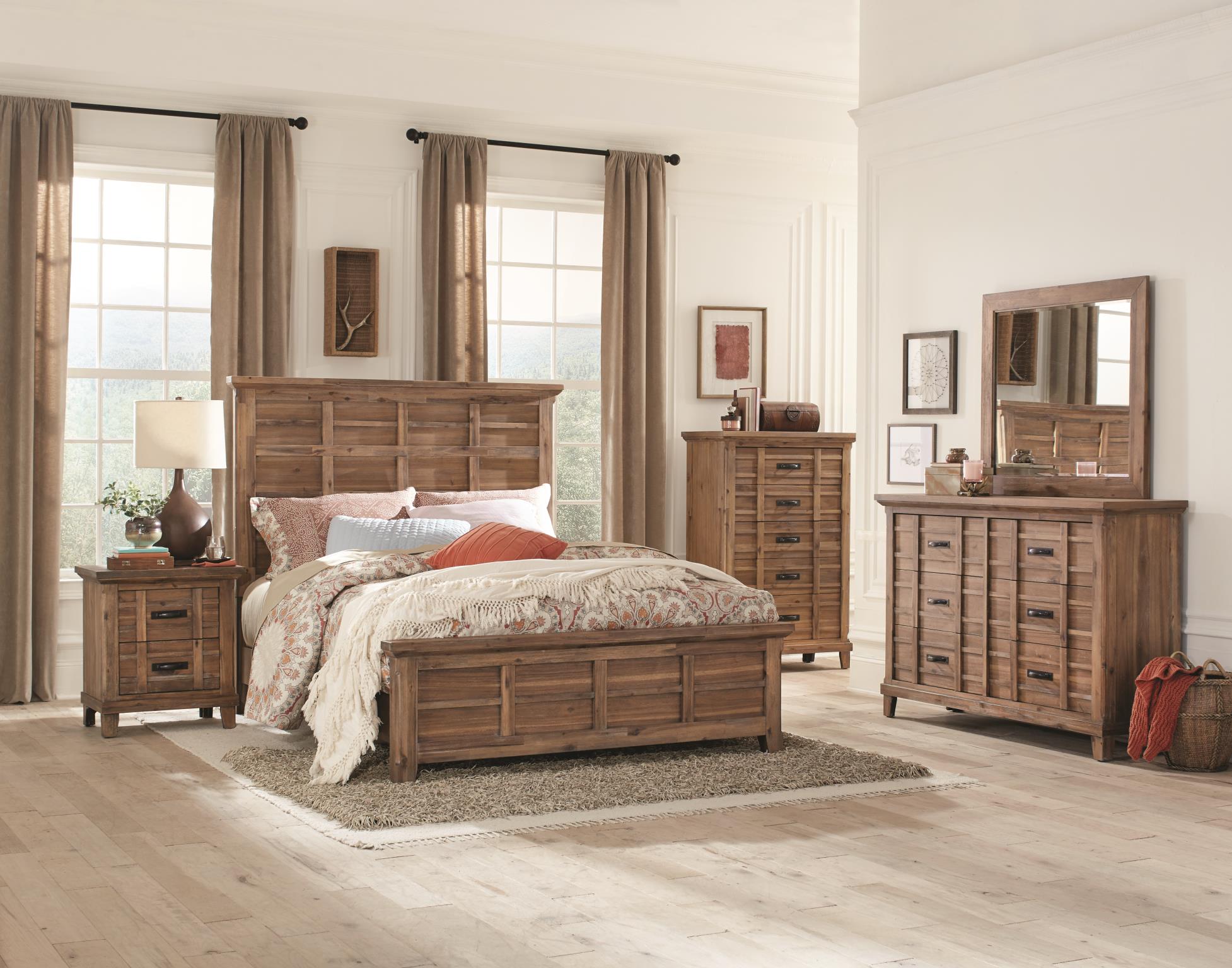 Kith Furniture 84553 Sagefield Brown Queen Panel Headboard at Sutherlands