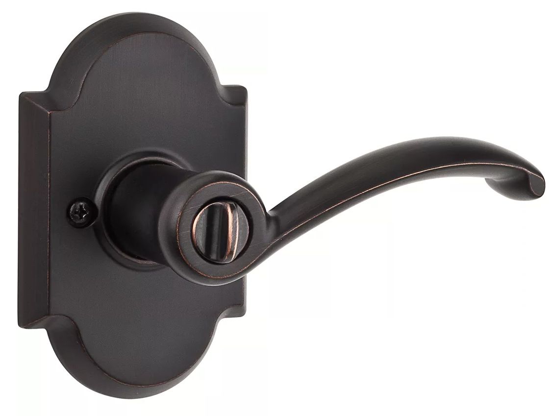 Kwikset 97402818 Bronze 740 Austin Lever Keyed Entry Lock
