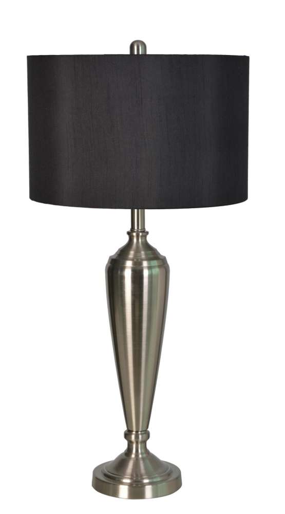 Lamps Per Se Lps 207 30 Inch Metal Table Lamp In Silver At Sutherlands Lamps Per Se Lps 207
