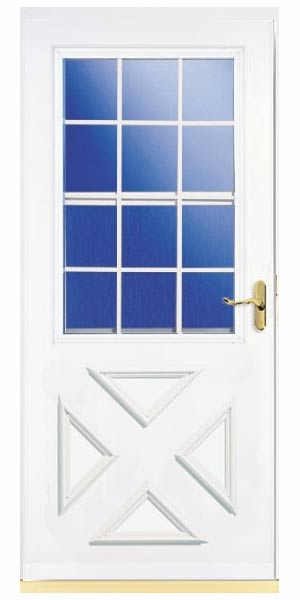 Larson Doors 023632u Sx 36 Inch Lifestyle Crossbuck Storm Door At