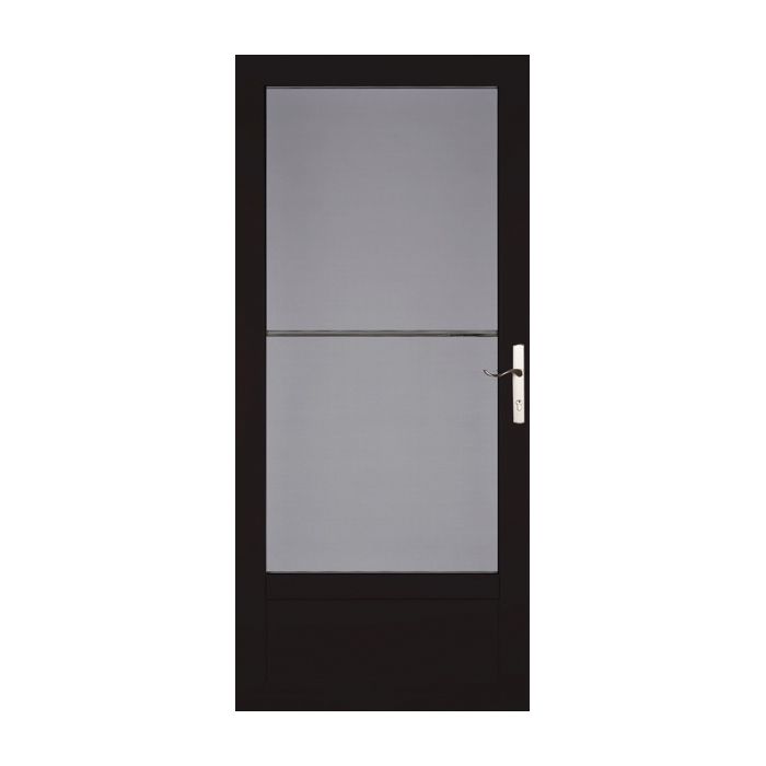 Larson Doors 95682052L 36Inch Black LeftHand Midview Security Screen