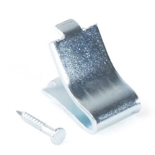 Rubbermaid FG4C2502ZINC Zinc Standard Shelf Steel Clips, 12Pack at