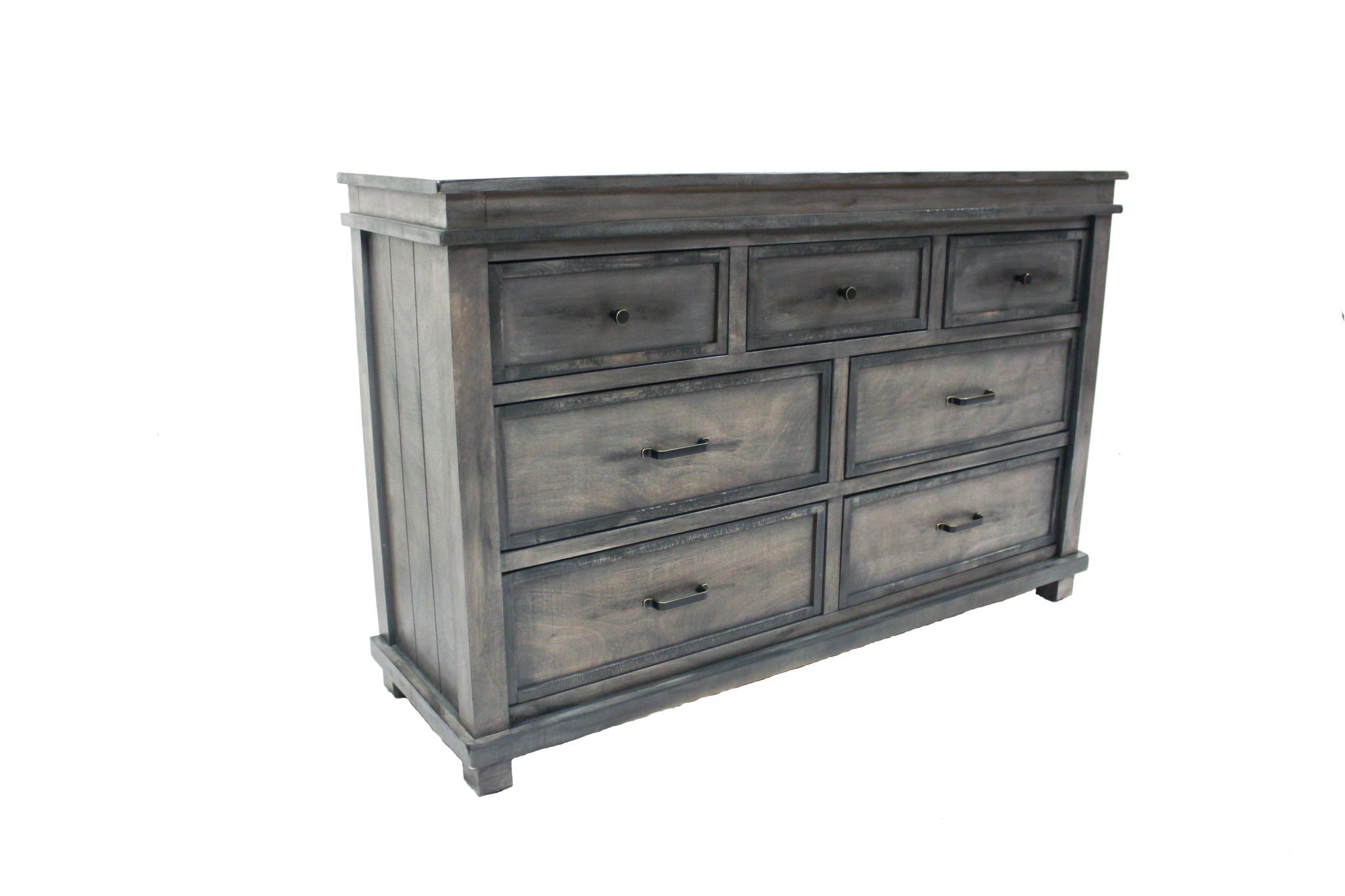 LMT Imports ZZMEXIMIDTOCGRI Gramercy Gray 7Drawer Dresser at Sutherlands