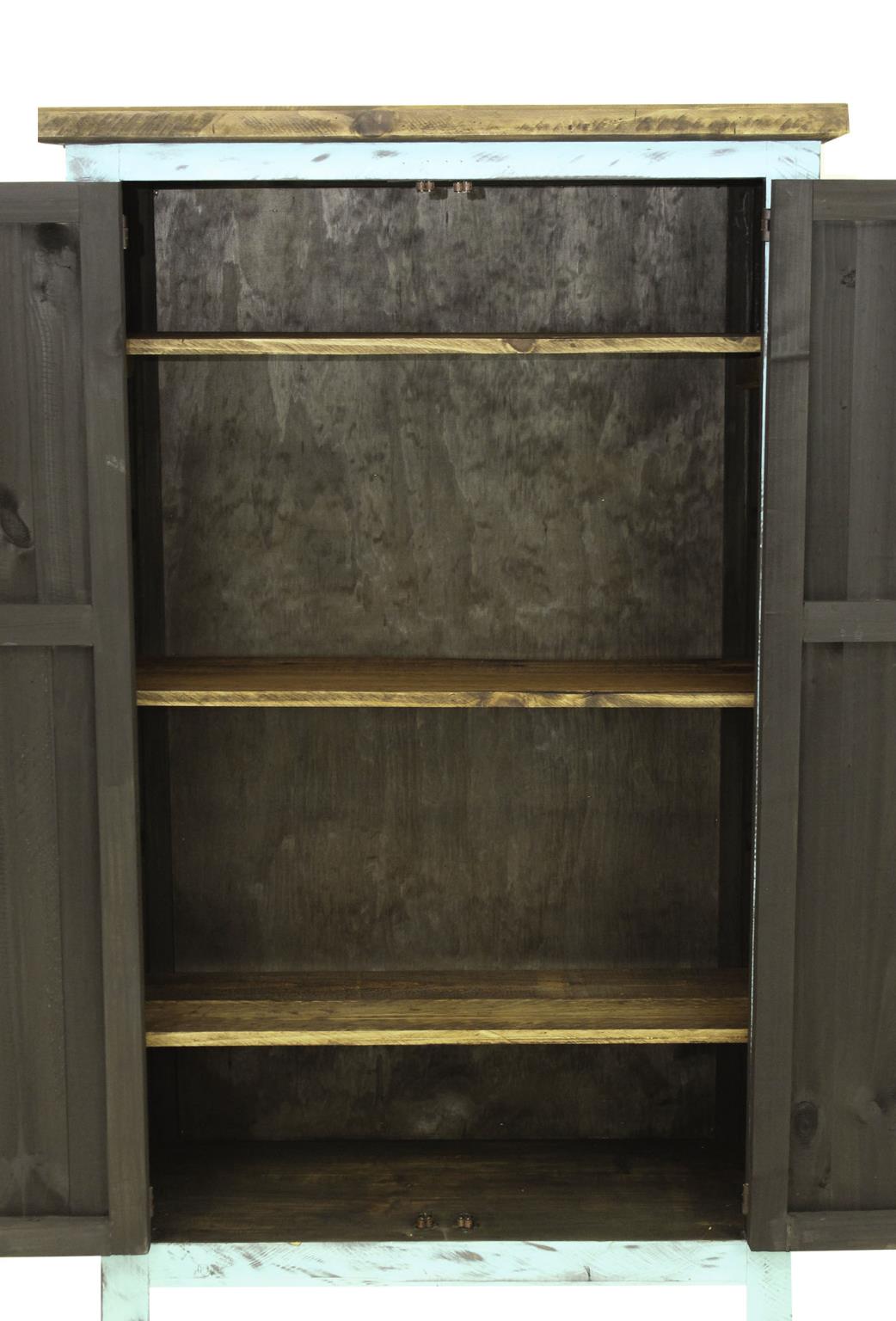 LMT Rustic VSERULTARM17 TD Distressed Turquoise 2Door at