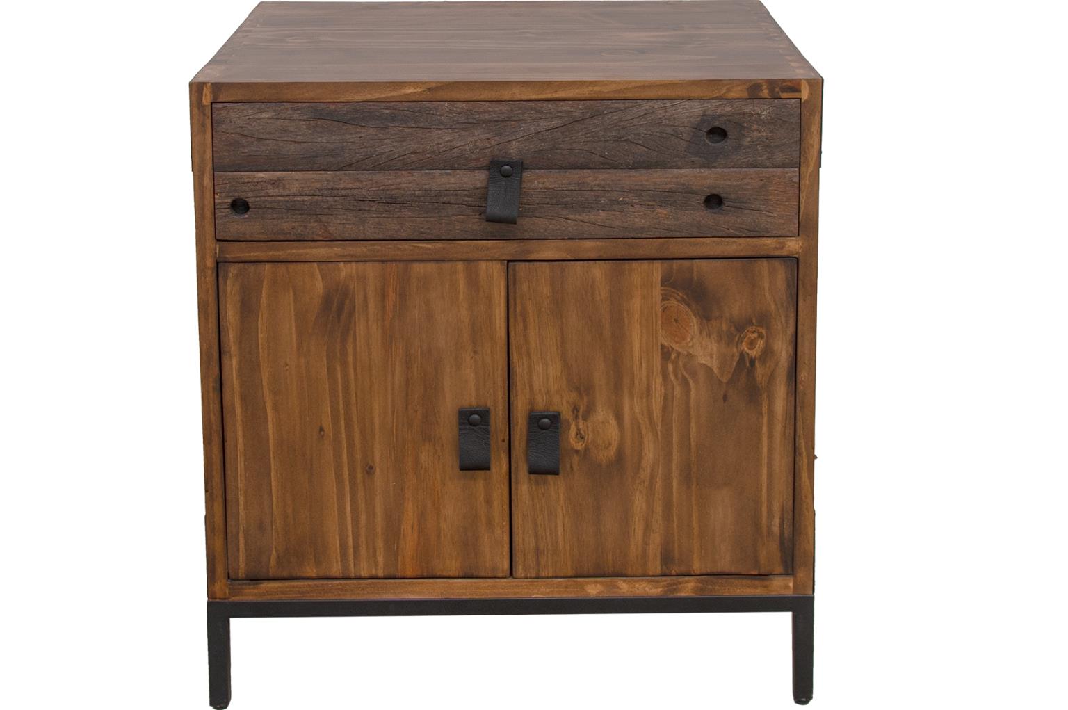 LMT Imports BUR113MGDARK Riverside Dark Walnut Nightstand at Sutherlands