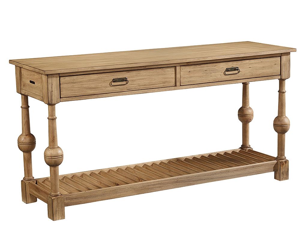 Magnolia Home 6020606y Wheat Louver Console Table At Sutherlands