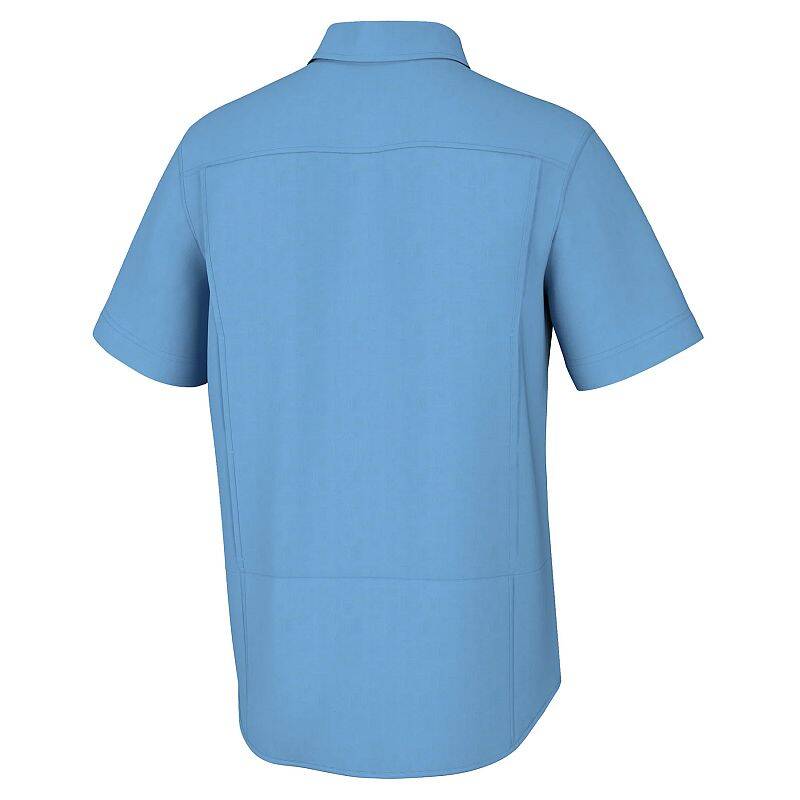 HUK H1500183-420-2X Creekbed Marolina Blue Short Sleeve Men's