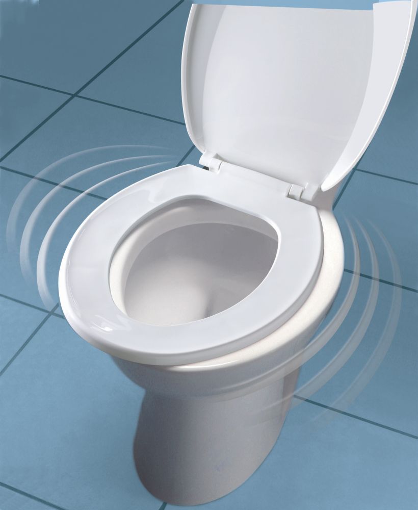 Mayfair 27EC000 Round Molded Wood Swirl Toilet Seat White at Sutherlands