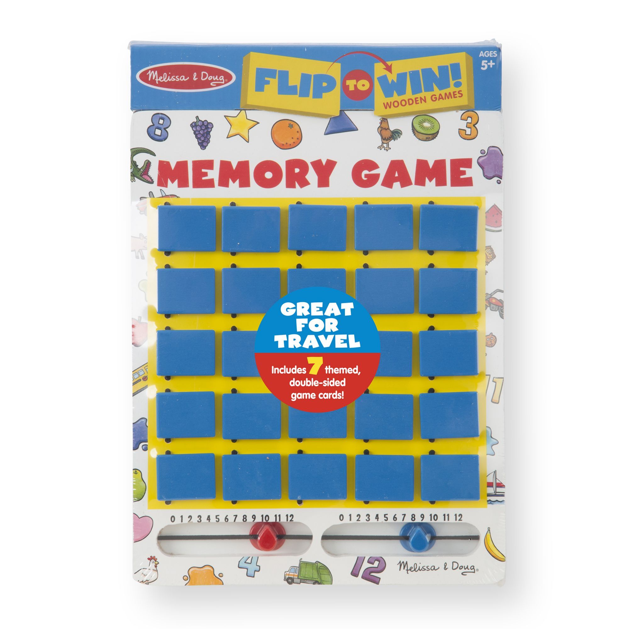 Melissa & Doug Flip to Win Travel Memory Game #2090 
