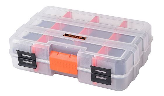 TACTIX 320034 Small Parts Plastic Interlock Organizer, 2-Piece at  Sutherlands