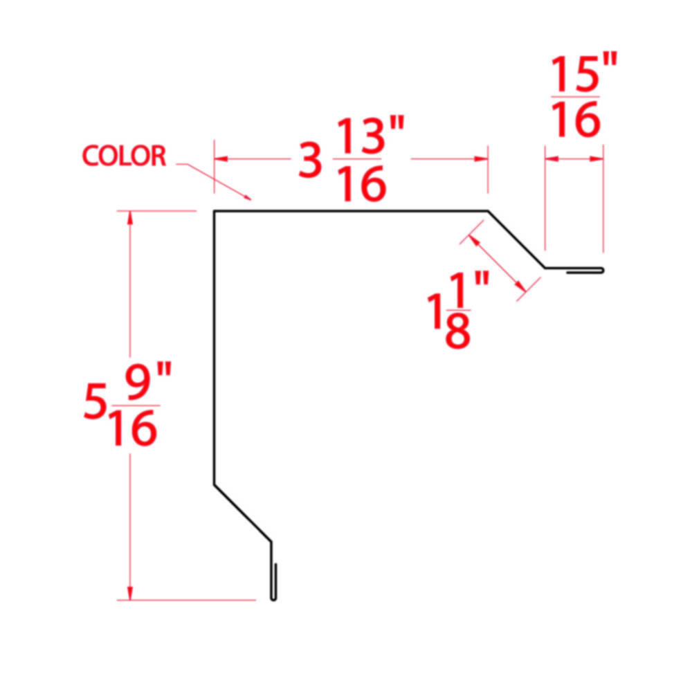 Rake and Corner Trim - Wagler Steel