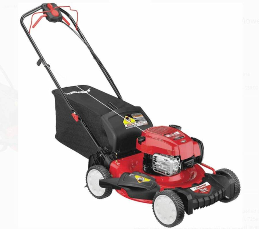 Troy-Bilt 12AKO2MR766 21-Inch 163cc Self-Propelled Lawn Mower at ...